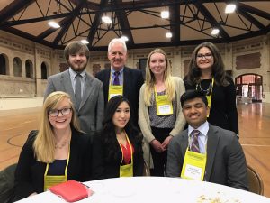 group posing at conference