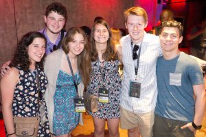 group shot at conference