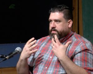 man speaking