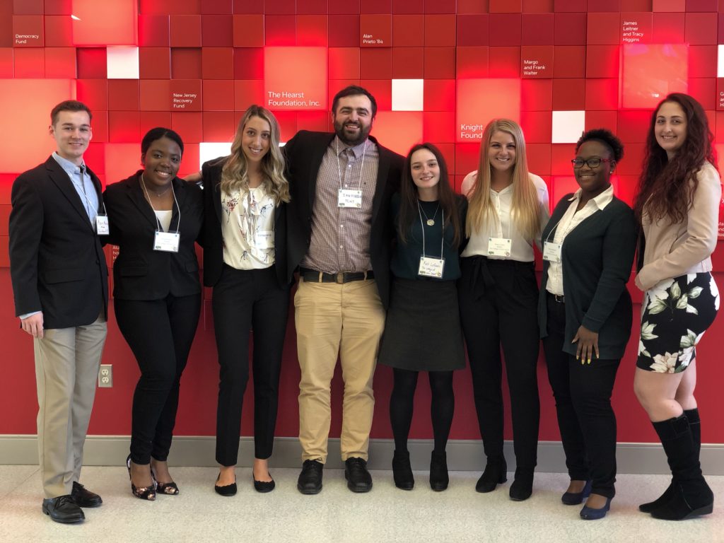 group posing at conference