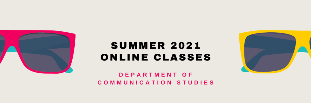 summer 2021 online classes graphic